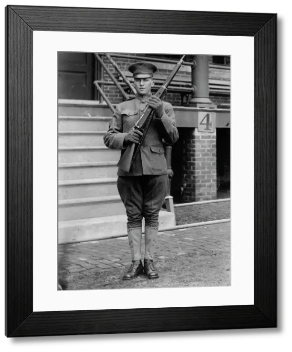 Framed Print : Sgt. Raymond L. Young, between c1915 and c1920. Creator: Bain News Service Framed Print : Sgt. Raymond L. Young, between c1915 and c1920. Creator: Bain News Service