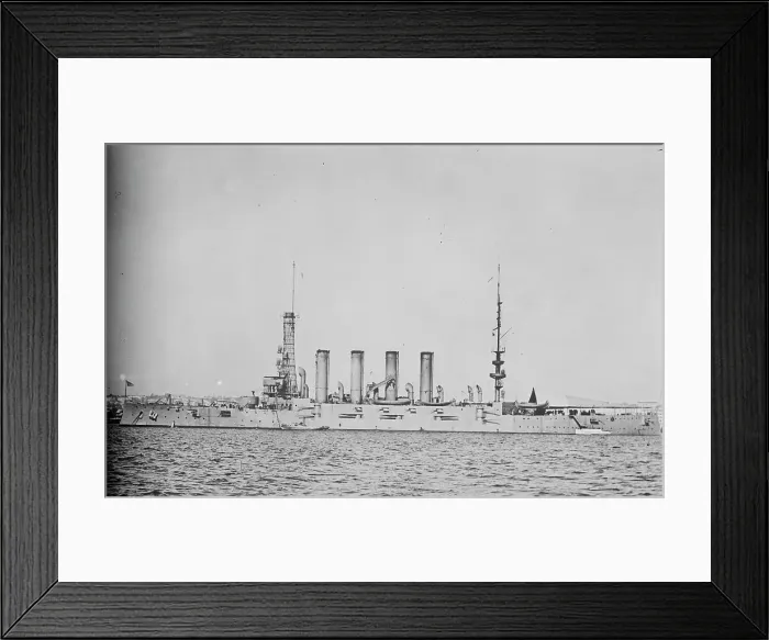 Framed Print : U.S.S. PITTSBURG, between c1915 and c1920. Creator: Bain News Service Framed Print : U.S.S. PITTSBURG, between c1915 and c1920. Creator: Bain News Service
