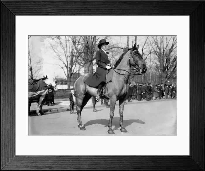 Framed Print : Suffrage Parade - Alberta Hill, 1913. Creator: Bain News Service Framed Print : Suffrage Parade - Alberta Hill, 1913. Creator: Bain News Service
