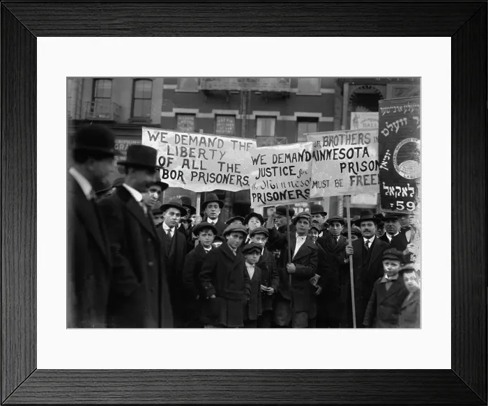 Framed Print : Sympathy [Labor] Parade -- [1916], 1916. Creator: Bain News Service