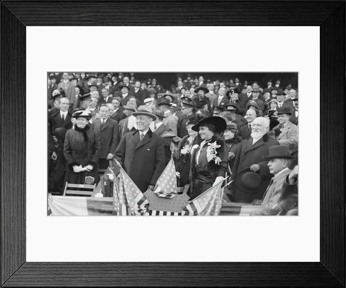 Framed Print : Pres. Wilson and Mrs. Galt, Phila. 10 / 8 / 15, 1915. Creator: Bain News Service Framed Print : Pres. Wilson and Mrs. Galt, Phila. 10 / 8 / 15, 1915. Creator: Bain News Service