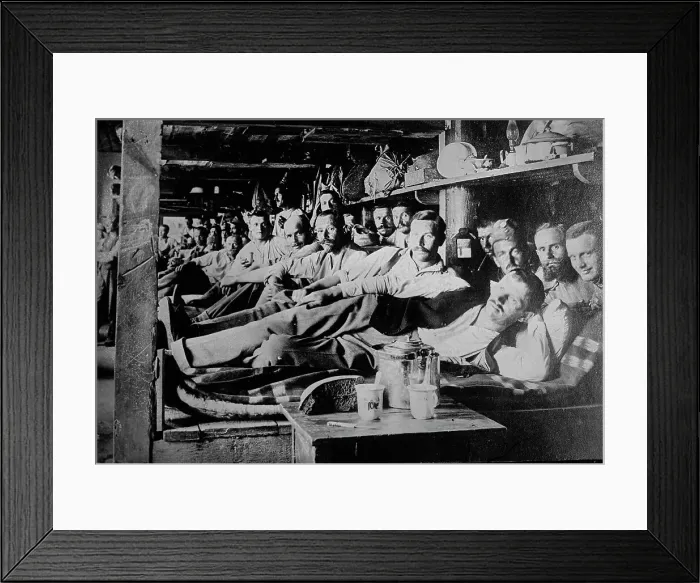 Framed Print : Prison Camp, Irkutsk, between c1915 and c1920. Creator: Bain News Service