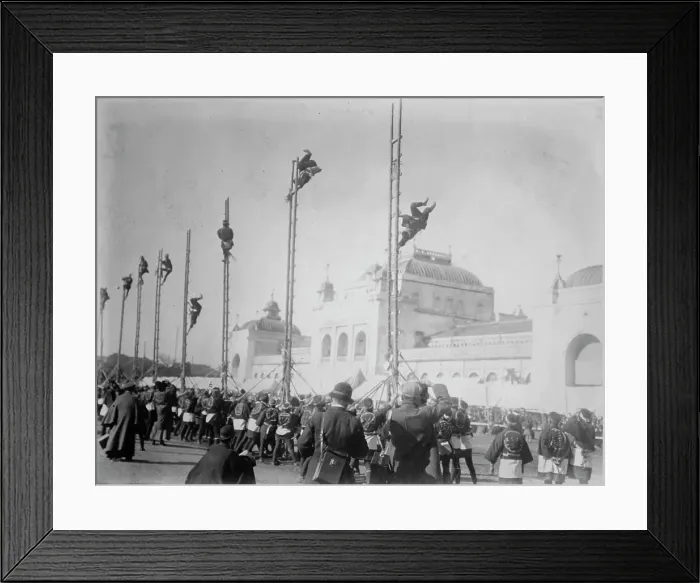 Framed Print : Tokyo Firemen's Exhibition, between c1915 and c1920. Creator: Bain News Service Framed Print : Tokyo Firemen's Exhibition, between c1915 and c1920. Creator: Bain News Service