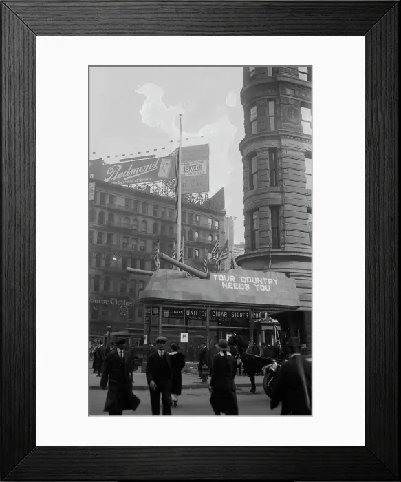 Framed Print : Recruiting ad. -- 23d & Broadway, [N.Y.], between c1915 and c1920. Creator: Bain News Service
