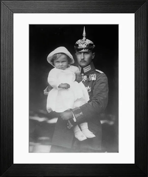 Framed Print : Prince August & son, between c1910 and c1915. Creator: Bain News Service