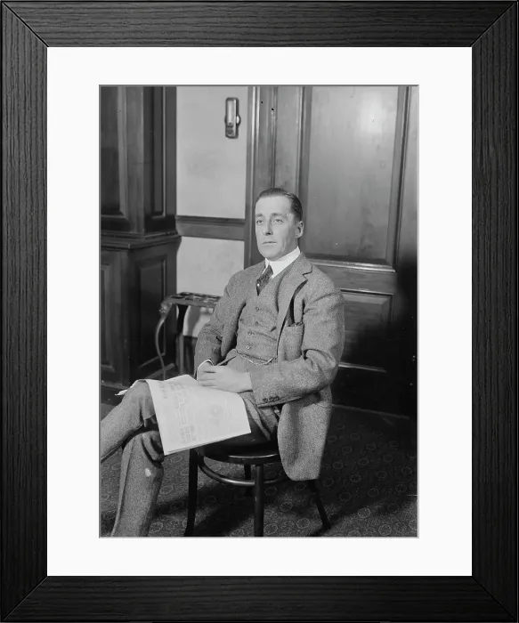 Framed Print : E.H.[i.e. F] Hutton, 1917. Creator: Bain News Service