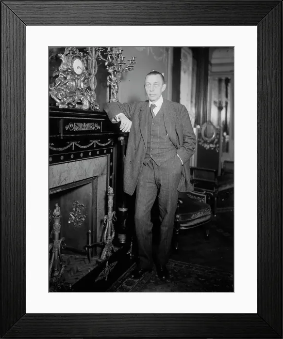 Framed Print : Rachmaninoff, between c1915 and c1920. Creator: Bain News Service Framed Print : Rachmaninoff, between c1915 and c1920. Creator: Bain News Service