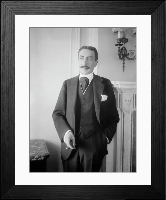 Framed Print : Baron Cartier De Marchienne, between c1915 and c1920. Creator: Bain News Service Framed Print : Baron Cartier De Marchienne, between c1915 and c1920. Creator: Bain News Service