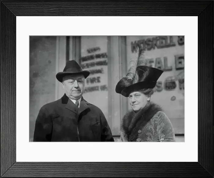 Framed Print : Mr. & Mrs. P.C. Knox, 1912. Creator: Bain News Service Framed Print : Mr. & Mrs. P.C. Knox, 1912. Creator: Bain News Service
