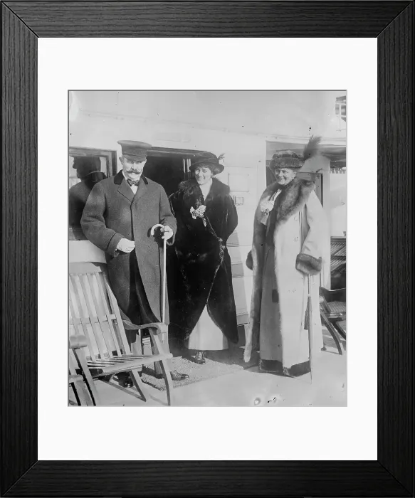 Framed Print : Franz Ferd[inand] of Austria, Countess Hohenberg, Countess Baillet de Latour, 1913. Creator: Bain News Service