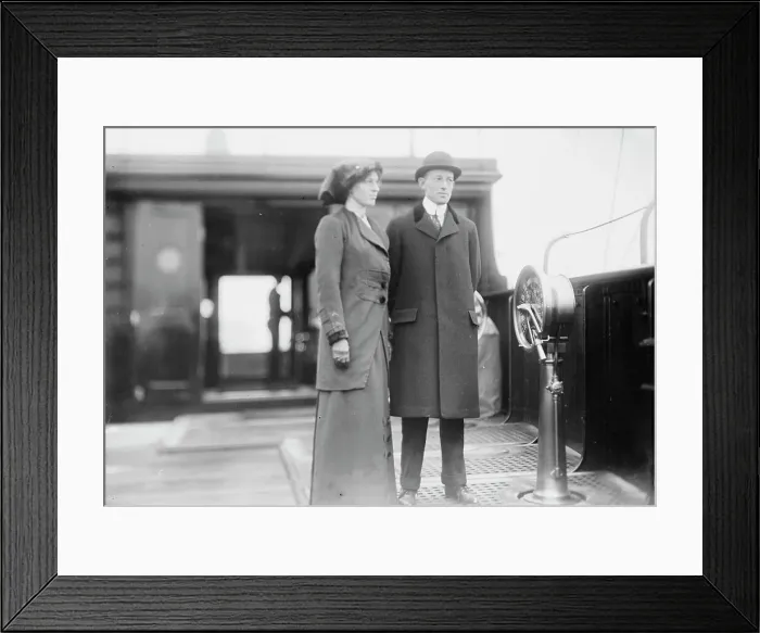 Framed Print : F.B. Sayre & wife, 1913. Creator: Bain News Service Framed Print : F.B. Sayre & wife, 1913. Creator: Bain News Service