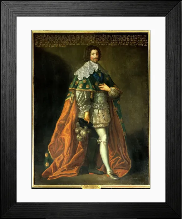 Framed Print : Portrait of François de Béthune, duc d'Orval (1598-1678). Creator: Anonymous Framed Print : Portrait of François de Béthune, duc d'Orval (1598-1678). Creator: Anonymous