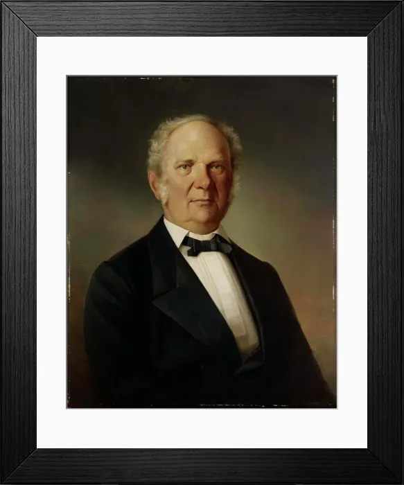 Framed Print : Self-Portrait, 1869. Creator: Berndt Godenhjelm Framed Print : Self-Portrait, 1869. Creator: Berndt Godenhjelm