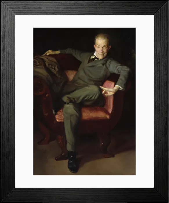 Framed Print : Artist Fahle Basilier, 1908. Creator: Antti Faven Framed Print : Artist Fahle Basilier, 1908. Creator: Antti Faven