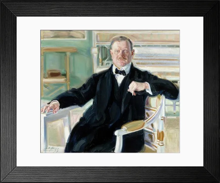 Framed Print : Portrait of Jean Sibelius, 1913. Creator: Antti Faven Framed Print : Portrait of Jean Sibelius, 1913. Creator: Antti Faven