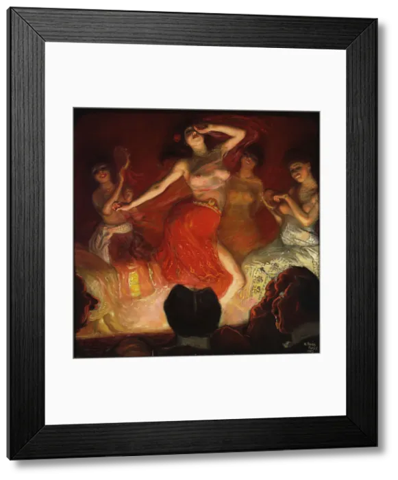 Framed Print : Belly Dancer, 1903. Creator: Antti Faven Framed Print : Belly Dancer, 1903. Creator: Antti Faven