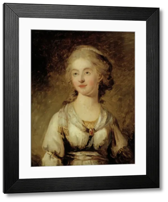 Framed Print : Actress Anna Sofia Hagman. Creator: Carl Fredrik von Breda Framed Print : Actress Anna Sofia Hagman. Creator: Carl Fredrik von Breda
