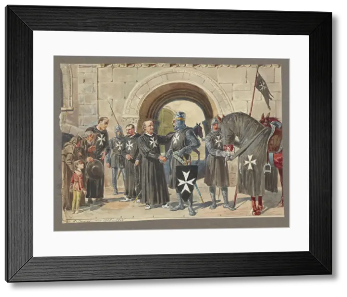 Framed Print : Knights of Malta, 1048-1799, 1905-1908. Creator: Anonymous Framed Print : Knights of Malta, 1048-1799, 1905-1908. Creator: Anonymous