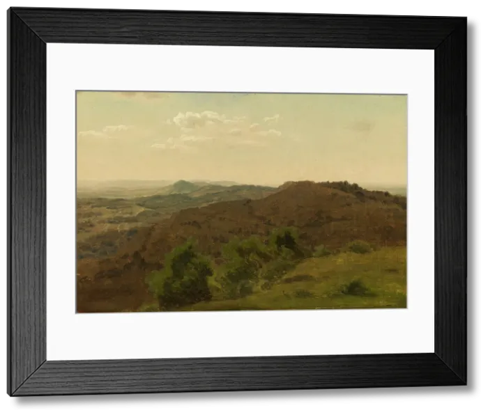 Framed Print : Wide view of the mountains, exercise, 1855. Creator: Werner Holmberg Framed Print : Wide view of the mountains, exercise, 1855. Creator: Werner Holmberg