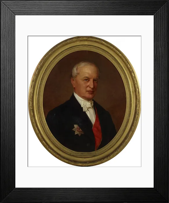Framed Print : Portrait of Privy Councillor Robert von Trapp, 1871. Creator: Erik Johan Lofgren Framed Print : Portrait of Privy Councillor Robert von Trapp, 1871. Creator: Erik Johan Lofgren
