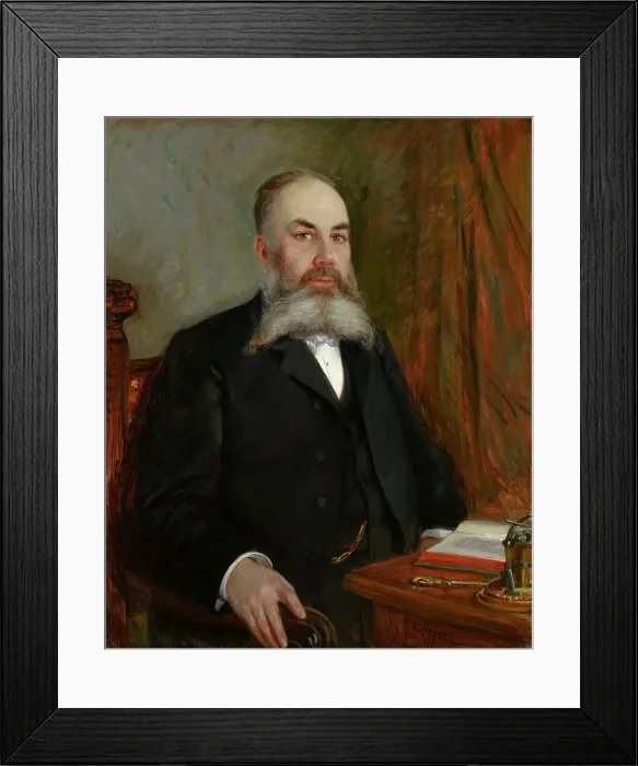 Framed Print : Emil Kjöllerfeldt, 1897. Creator: Elisabeth Keyser Framed Print : Emil Kjöllerfeldt, 1897. Creator: Elisabeth Keyser