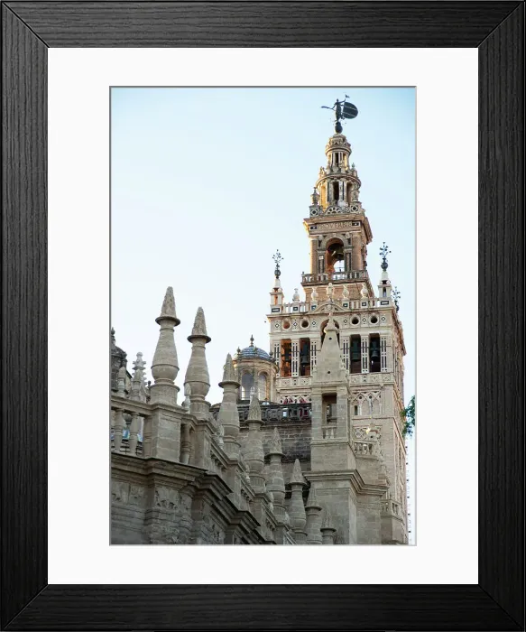 Framed Print : The Giralda, the Islamic bell tower, Cathedral of Seville, Spain, 2023. Creator: Ethel Davies Framed Print : The Giralda, the Islamic bell tower, Cathedral of Seville, Spain, 2023. Creator: Ethel Davies