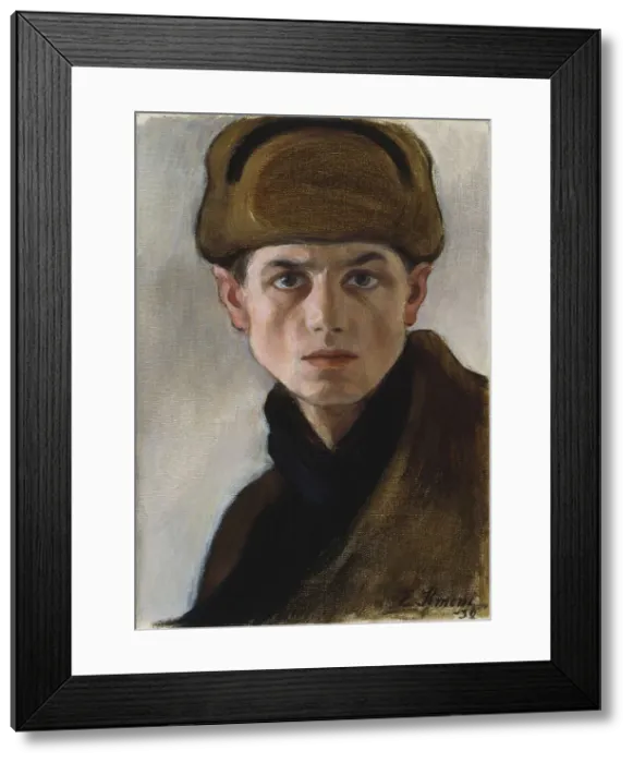 Framed Print : Self-Portrait, 1932. Creator: Einar Ilmoni Framed Print : Self-Portrait, 1932. Creator: Einar Ilmoni