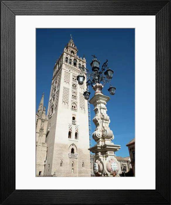 Framed Print : The Giralda, the Islamic bell tower, Cathedral of Seville, Spain, 2023. Creator: Ethel Davies Framed Print : The Giralda, the Islamic bell tower, Cathedral of Seville, Spain, 2023. Creator: Ethel Davies