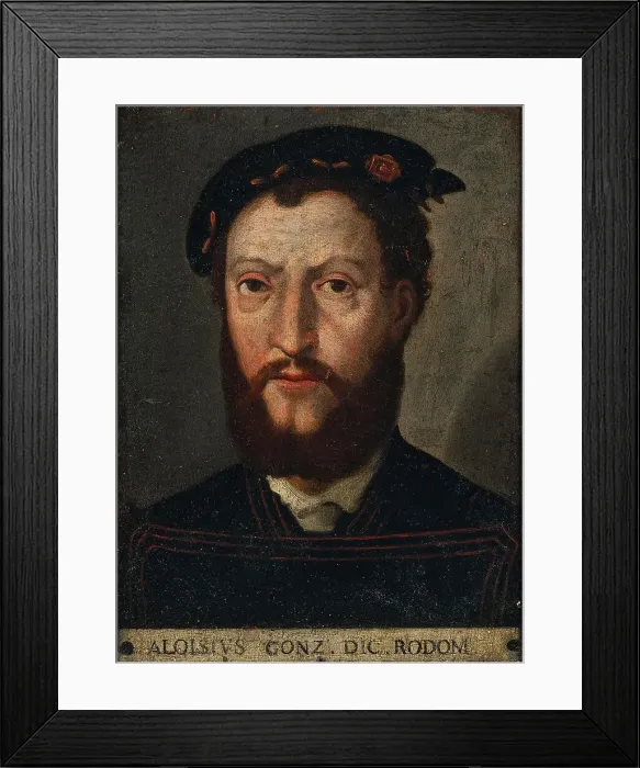 Framed Print : Portrait of Luigi Gonzaga Rodomonte (1500-1532), 16th century. Creator: Anonymous Framed Print : Portrait of Luigi Gonzaga Rodomonte (1500-1532), 16th century. Creator: Anonymous