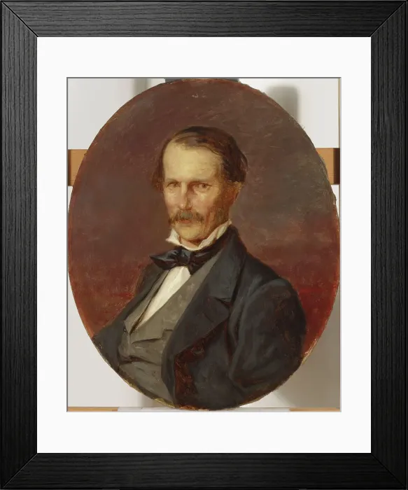 Framed Print : Portrait of the Painter Magnus von Wright, 1867. Creator: Erik Johan Lofgren Framed Print : Portrait of the Painter Magnus von Wright, 1867. Creator: Erik Johan Lofgren