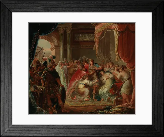 Framed Print : Prince Meleager refuses to fight against the enemies of his country, 1804. Creator: F. F. Sedmigradsky Framed Print : Prince Meleager refuses to fight against the enemies of his country, 1804. Creator: F. F. Sedmigradsky