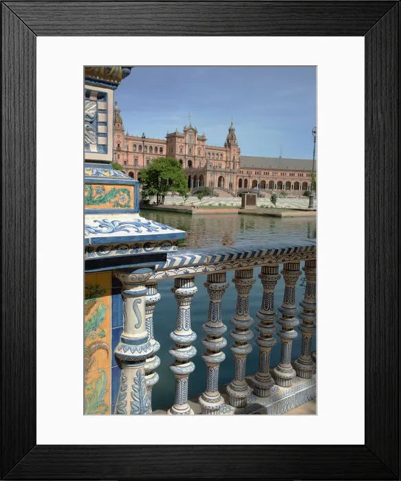 Framed Print : The Plaza de España in the Maria Luisa Park, Seville, Spain, 2023. Creator: Ethel Davies Framed Print : The Plaza de España in the Maria Luisa Park, Seville, Spain, 2023. Creator: Ethel Davies