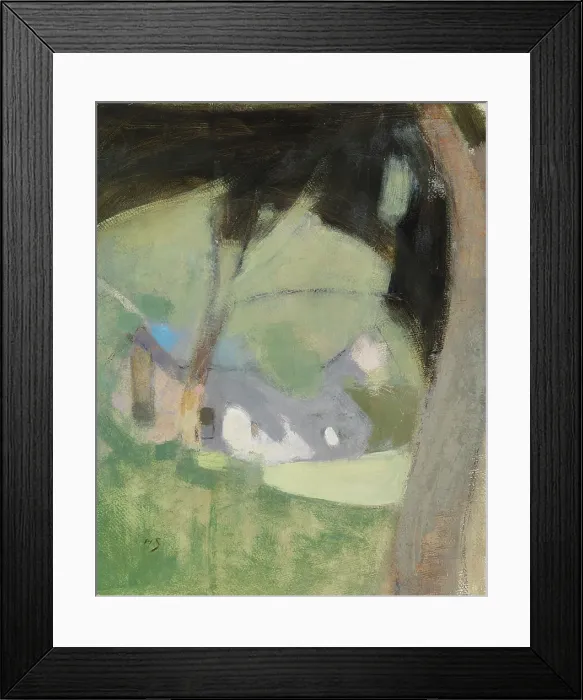 Framed Print : The Old Brewery (Composition), 1918. Creator: Helene Schjerfbeck Framed Print : The Old Brewery (Composition), 1918. Creator: Helene Schjerfbeck