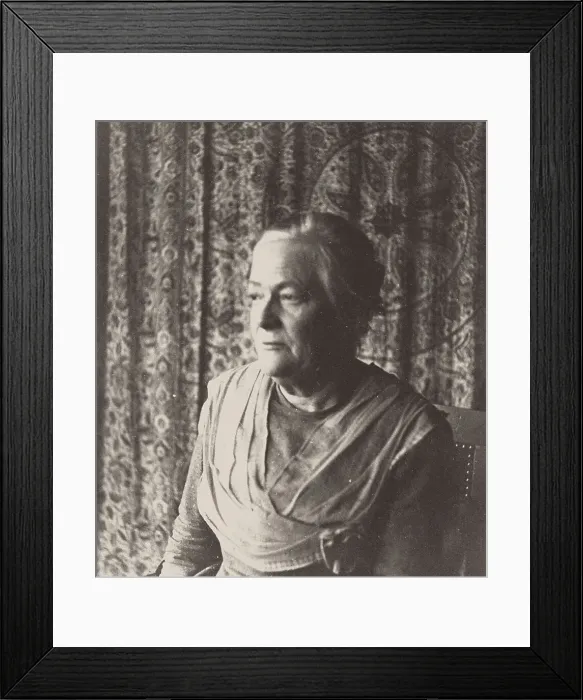 Framed Print : Portrait of Clara Zetkin (1857-1933), 1914. Creator: Anonymous Framed Print : Portrait of Clara Zetkin (1857-1933), 1914. Creator: Anonymous
