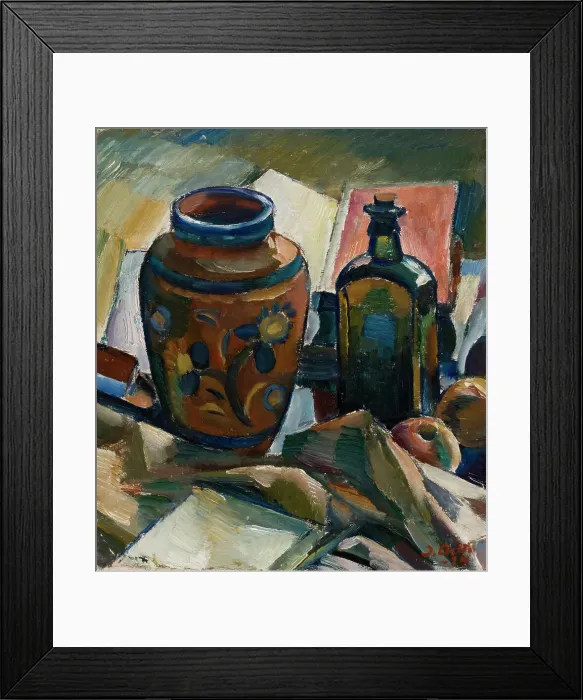 Framed Print : Still life, 1924. Creator: Ilmari Aalto Framed Print : Still life, 1924. Creator: Ilmari Aalto