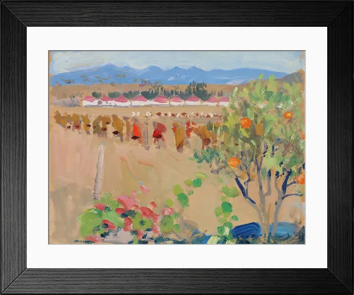 Framed Print : From outside Nairobi, 1909-1910. Creator: Akseli Gallen-Kallela Framed Print : From outside Nairobi, 1909-1910. Creator: Akseli Gallen-Kallela