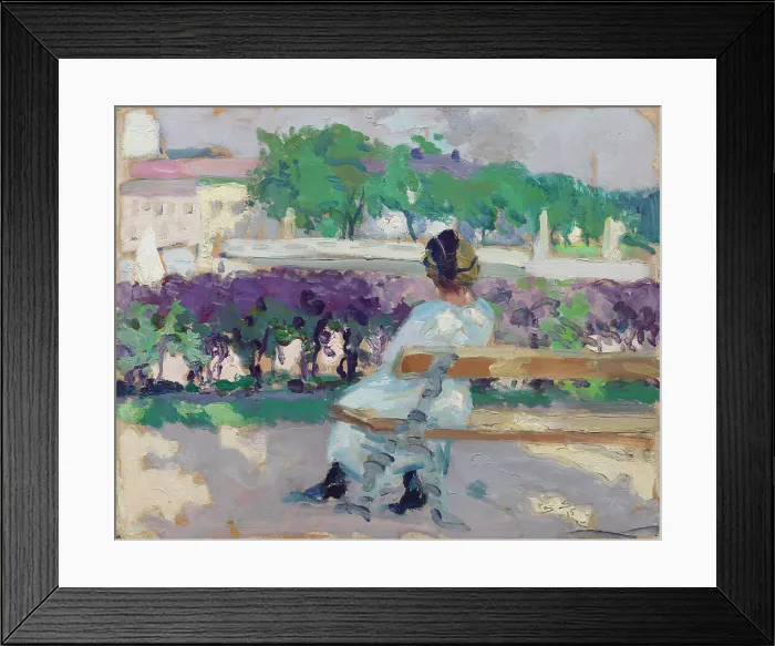 Framed Print : A View from Turku, 1915. Creator: Santeri Salokivi Framed Print : A View from Turku, 1915. Creator: Santeri Salokivi