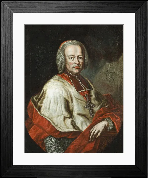 Framed Print : Portrait of Siegmund III Christoph Graf von Schrattenbach (1698-1771), Prince-Archbishop of Salzburg Creator: Anonymous Framed Print : Portrait of Siegmund III Christoph Graf von Schrattenbach (1698-1771), Prince-Archbishop of Salzburg Creator: Anonymous