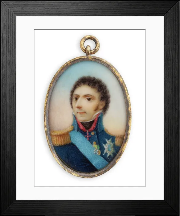 Framed Print : King Karl XIV Johan, late 18th-early 19th century. Creator: Carl Robert Fahlcrantz Framed Print : King Karl XIV Johan, late 18th-early 19th century. Creator: Carl Robert Fahlcrantz