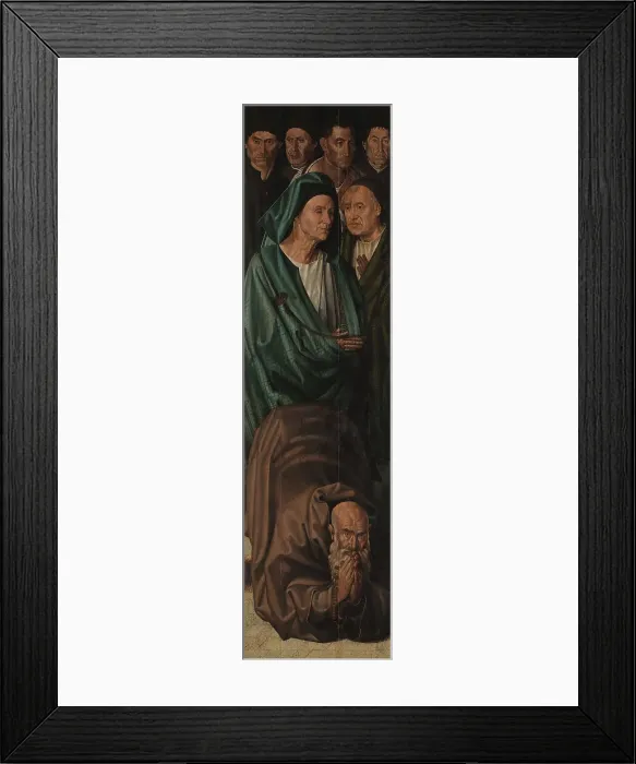 Framed Print : Panel of the Fishermen. The Adoration of Saint Vincent, c 1450. Creator: Gonçalves, Nuno (active 1445-1480) Framed Print : Panel of the Fishermen. The Adoration of Saint Vincent, c 1450. Creator: Gonçalves, Nuno (active 1445-1480)