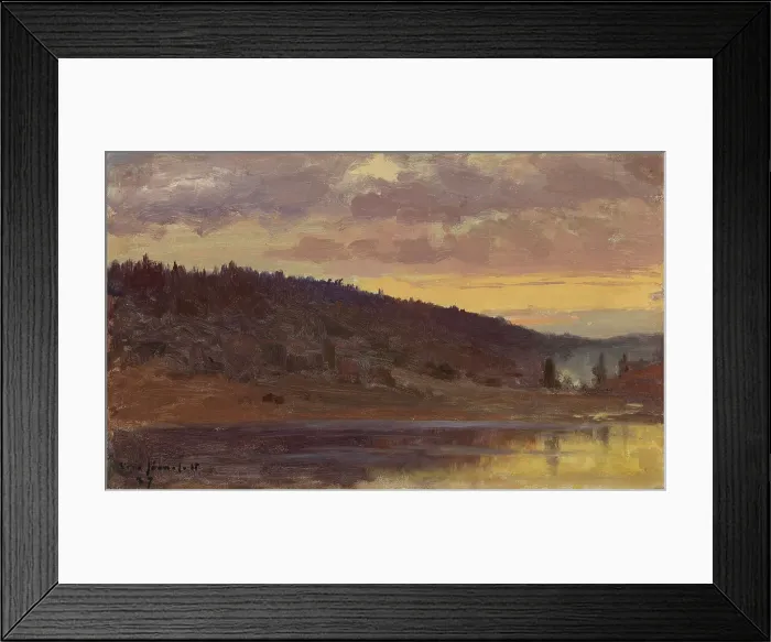 Framed Print : After Sunset, 1887. Creator: Eero Jarnefelt Framed Print : After Sunset, 1887. Creator: Eero Jarnefelt