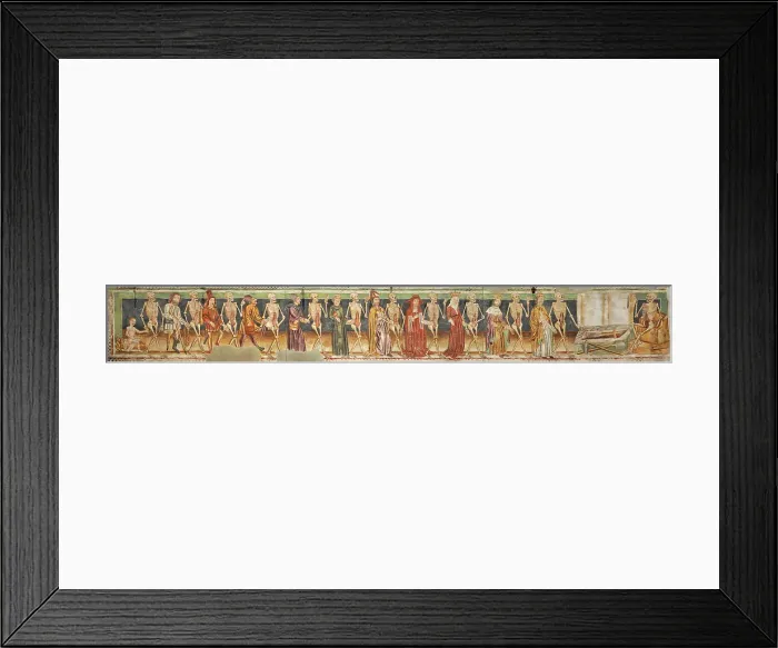 Framed Print : Dance of Death (Danse Macabre), 1490. Creator: John of Kastav (active ca 1490) Framed Print : Dance of Death (Danse Macabre), 1490. Creator: John of Kastav (active ca 1490)