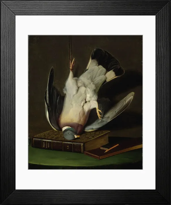 Framed Print : A Dead Wood Pigeon, 1867. Creator: Ferdinand von Wright Framed Print : A Dead Wood Pigeon, 1867. Creator: Ferdinand von Wright