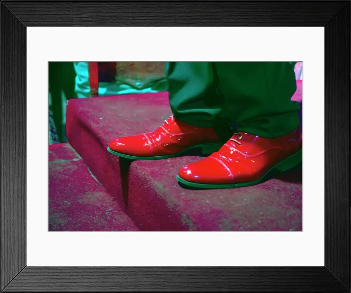 Framed Print : The shiny red shoes of one of the performers from Buena Vista Social Club, Havana, Cuba, 2024. Creator: Ethel Davies Framed Print : The shiny red shoes of one of the performers from Buena Vista Social Club, Havana, Cuba, 2024. Creator: Ethel Davies
