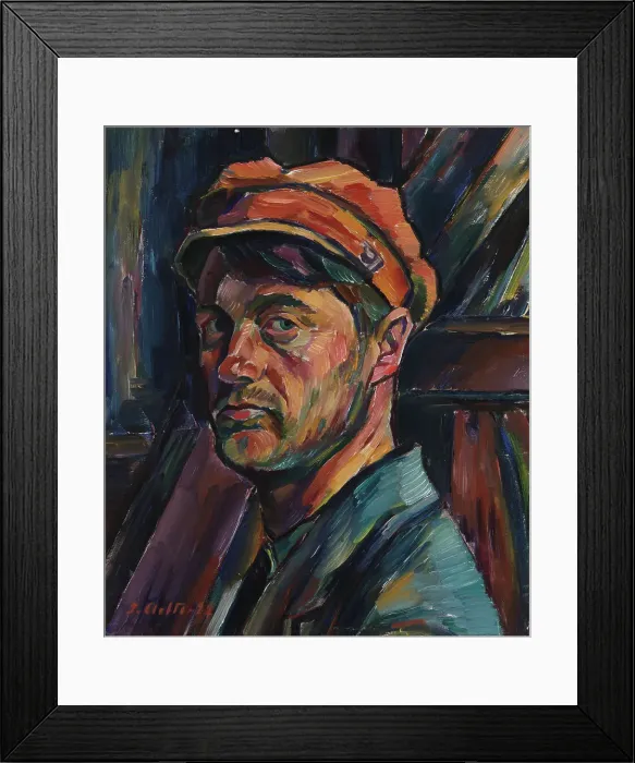 Framed Print : Self-Portrait, 1922. Creator: Ilmari Aalto Framed Print : Self-Portrait, 1922. Creator: Ilmari Aalto