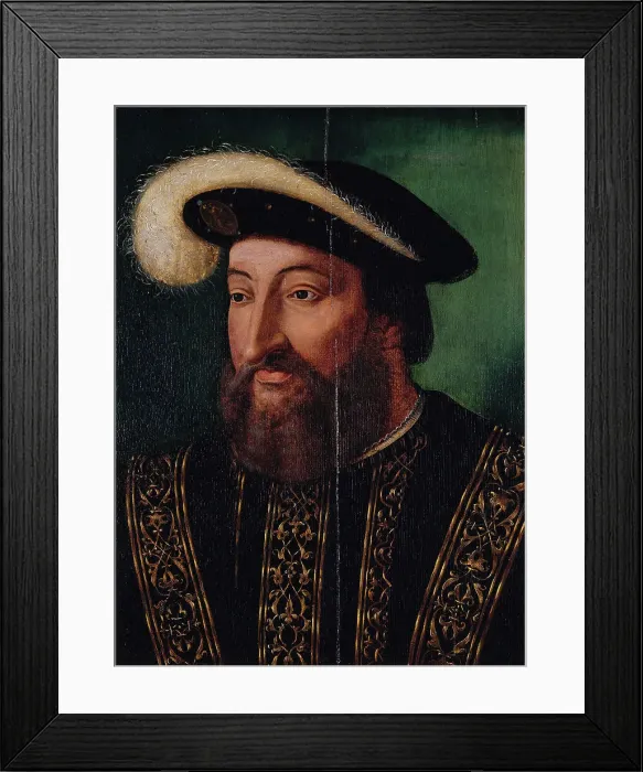 Framed Print : Portrait of Francis I (1494-1547), King of France, Duke of Brittany, Count of Provence. Creator: Anonymous Framed Print : Portrait of Francis I (1494-1547), King of France, Duke of Brittany, Count of Provence. Creator: Anonymous