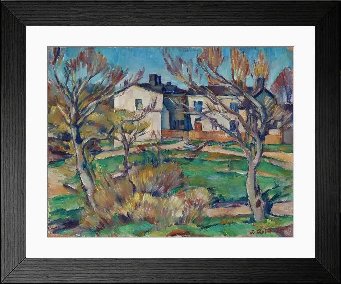 Framed Print : Landscape, 1925. Creator: Ilmari Aalto Framed Print : Landscape, 1925. Creator: Ilmari Aalto