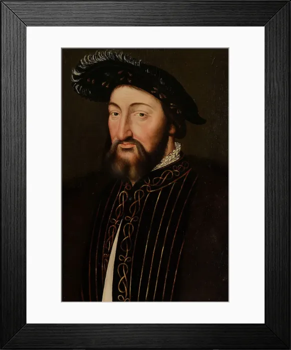 Framed Print : Portrait of Francis I (1494-1547), King of France, Duke of Brittany, Count of Provence. Creator: Anonymous Framed Print : Portrait of Francis I (1494-1547), King of France, Duke of Brittany, Count of Provence. Creator: Anonymous