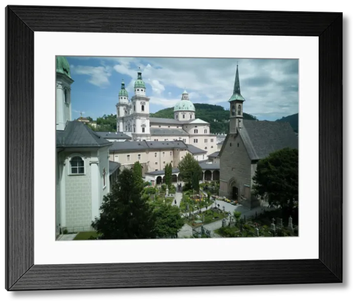 Framed Print : Looking down onto the Cathedral of Saints Rupert and Vergilius, Salzburg, Austria, 2022. Creator: Ethel Davies Framed Print : Looking down onto the Cathedral of Saints Rupert and Vergilius, Salzburg, Austria, 2022. Creator: Ethel Davies