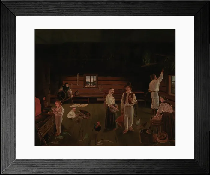 Framed Print : Savolaispirtti, 1849. Creator: Ferdinand von Wright Framed Print : Savolaispirtti, 1849. Creator: Ferdinand von Wright